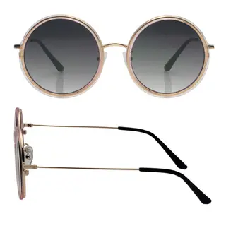 CE UV400 Polarized Lenses Optical Attribute Round Sunglasses For Women